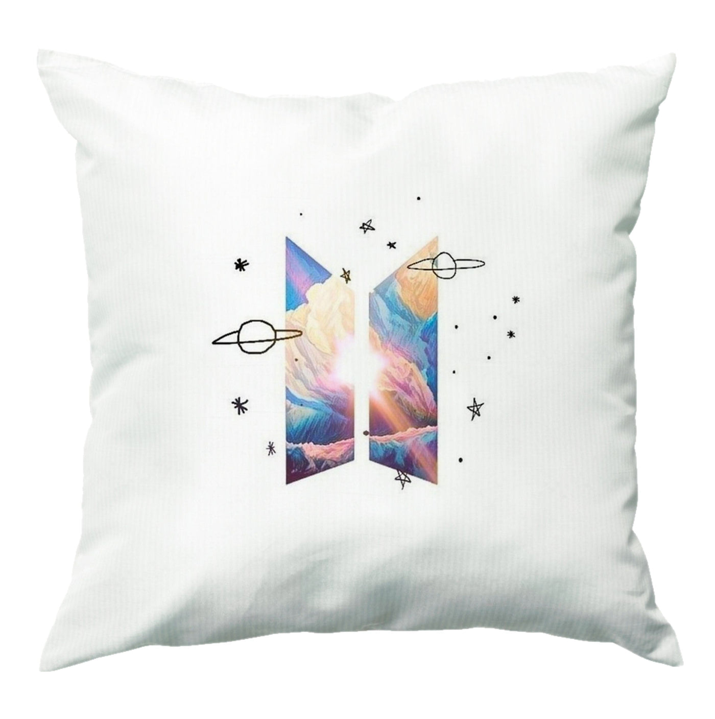 Space BTS Logo Cushion