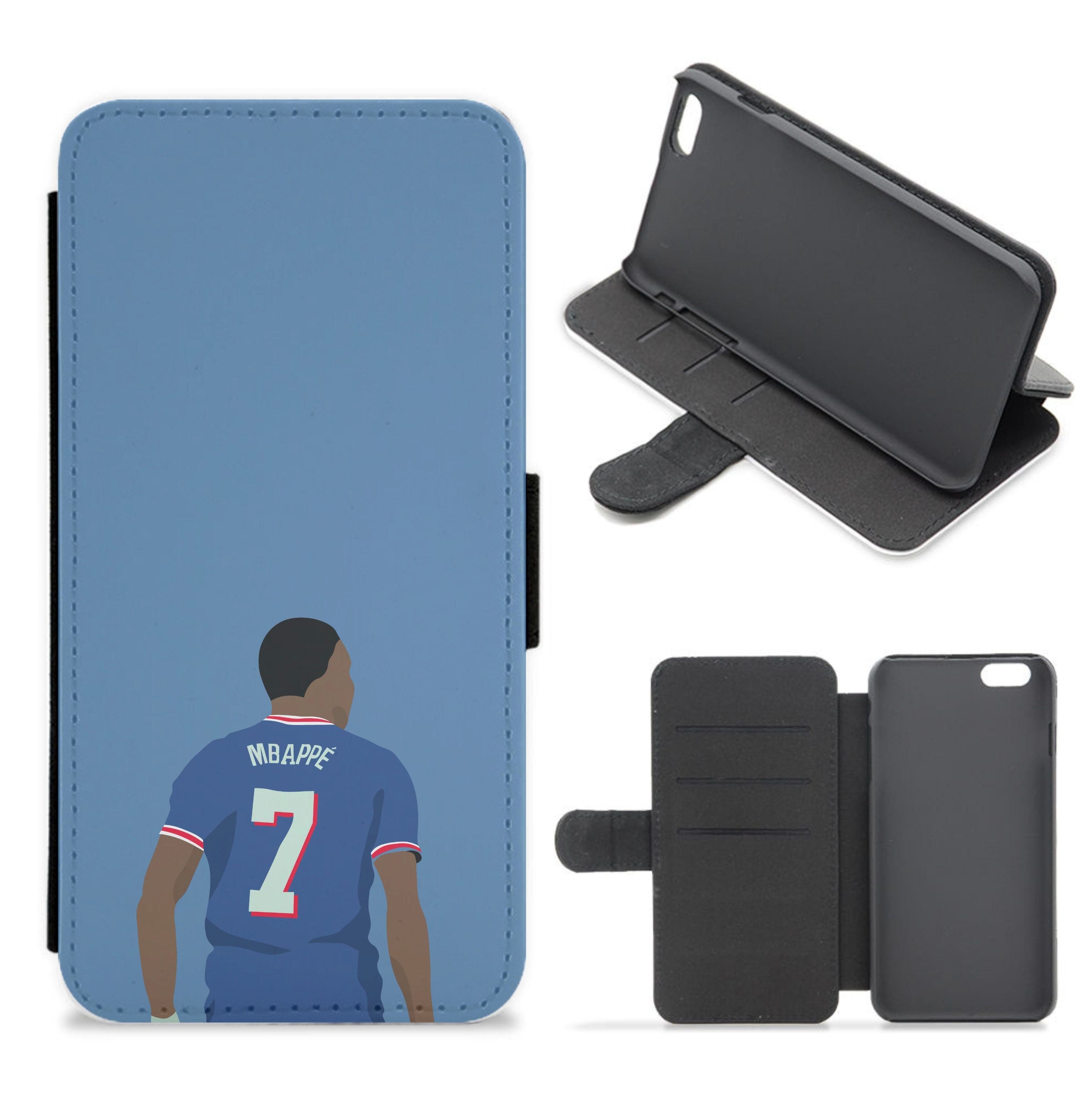 Mbappe - Football Flip / Wallet Phone Case