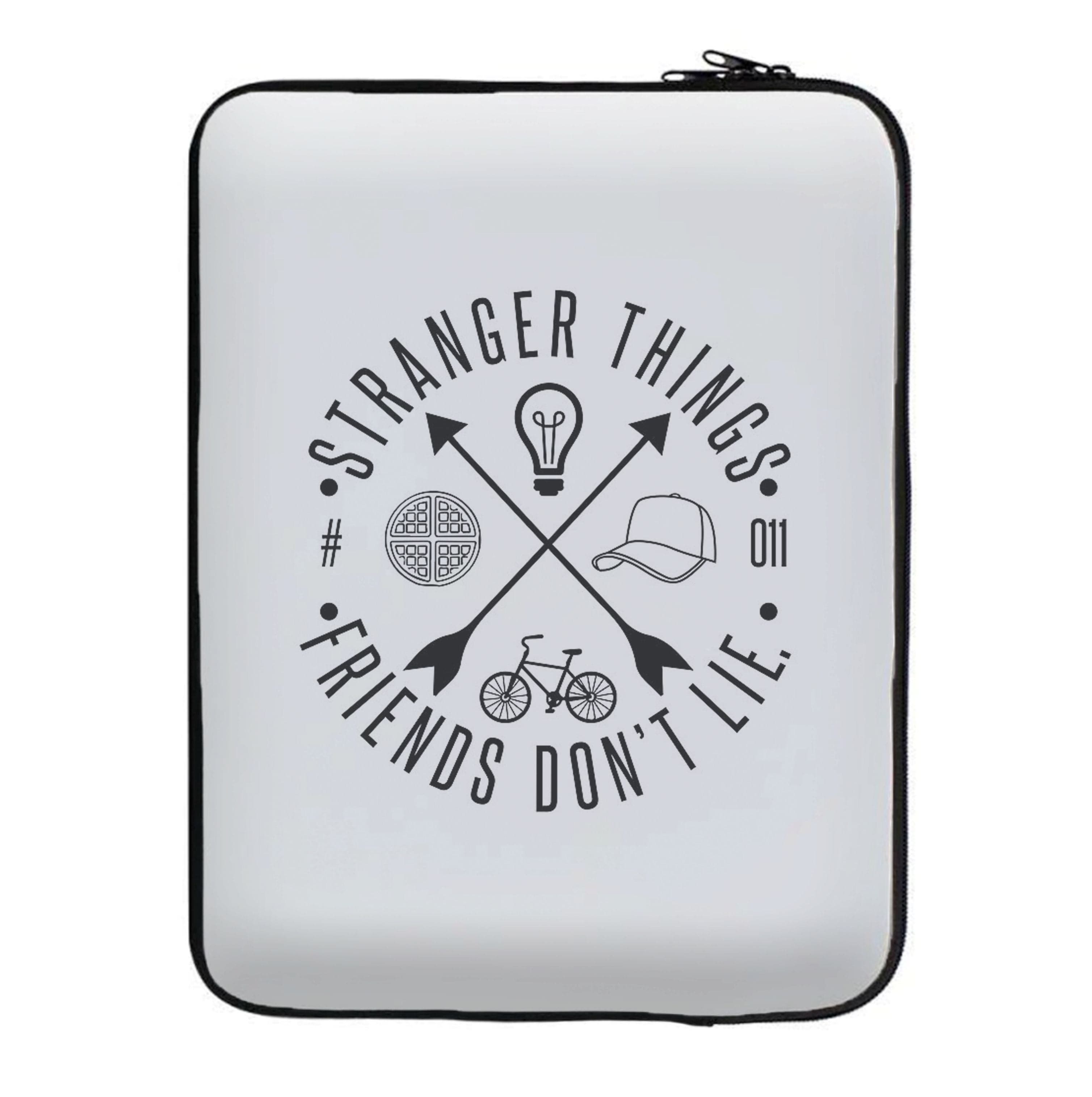 Friends Don't Lie - White Stranger Laptop Sleeve