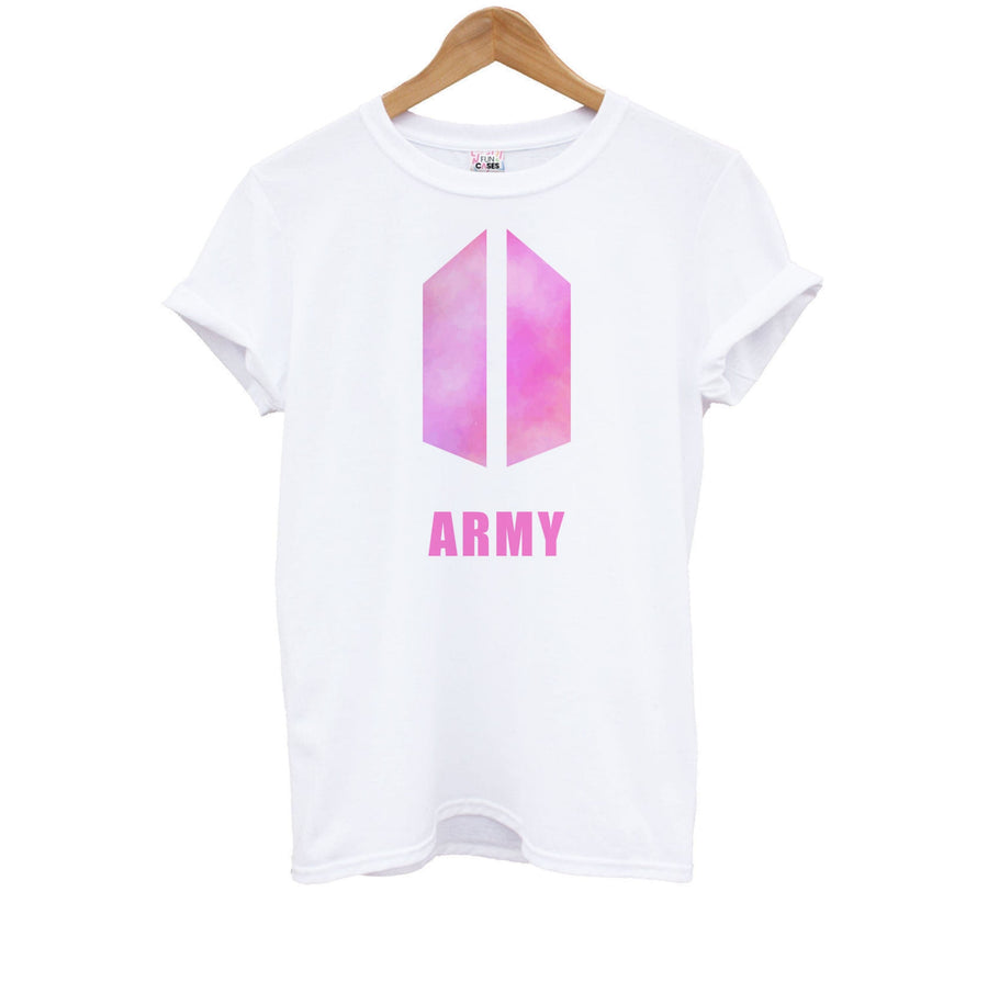 BTS Army Pink  - BTS Kids T-Shirt