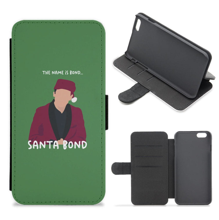 Santa Bond - The Office Flip / Wallet Phone Case