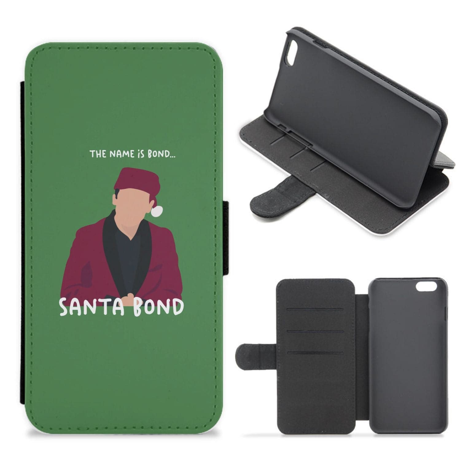 Santa Bond Flip / Wallet Phone Case