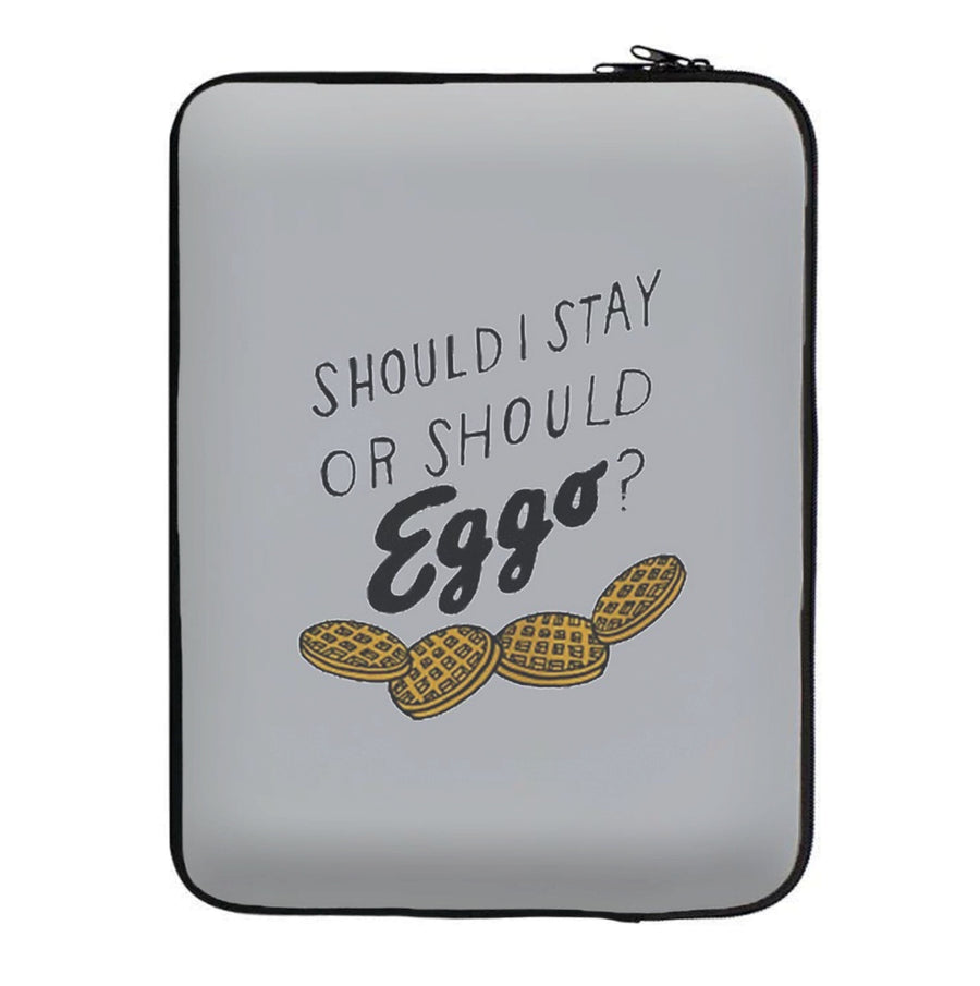 Should I Stay Or Should I Eggo - Stranger Things Laptop Sleeve