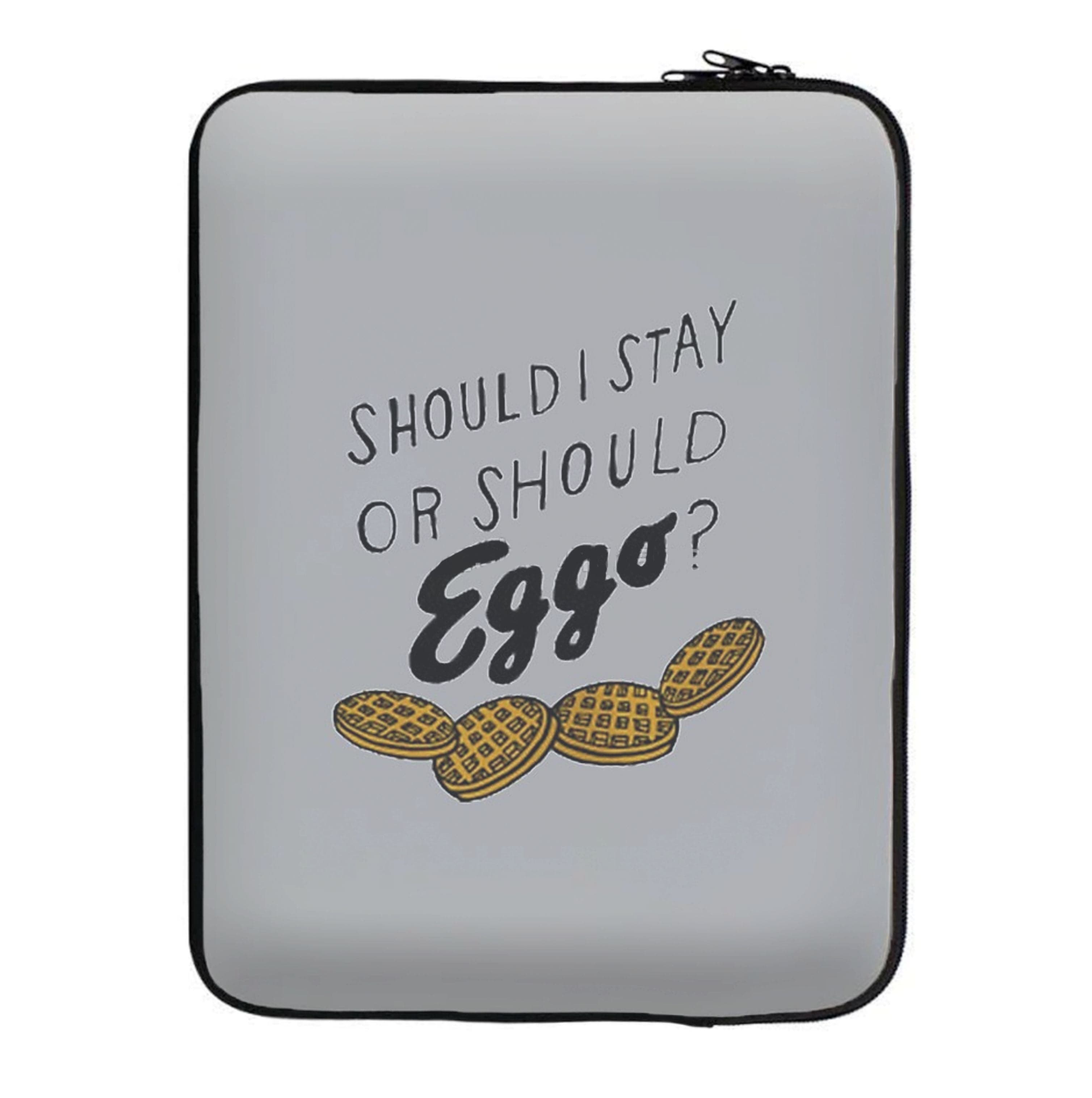 Should I Stay Or Should I Eggo Laptop Sleeve