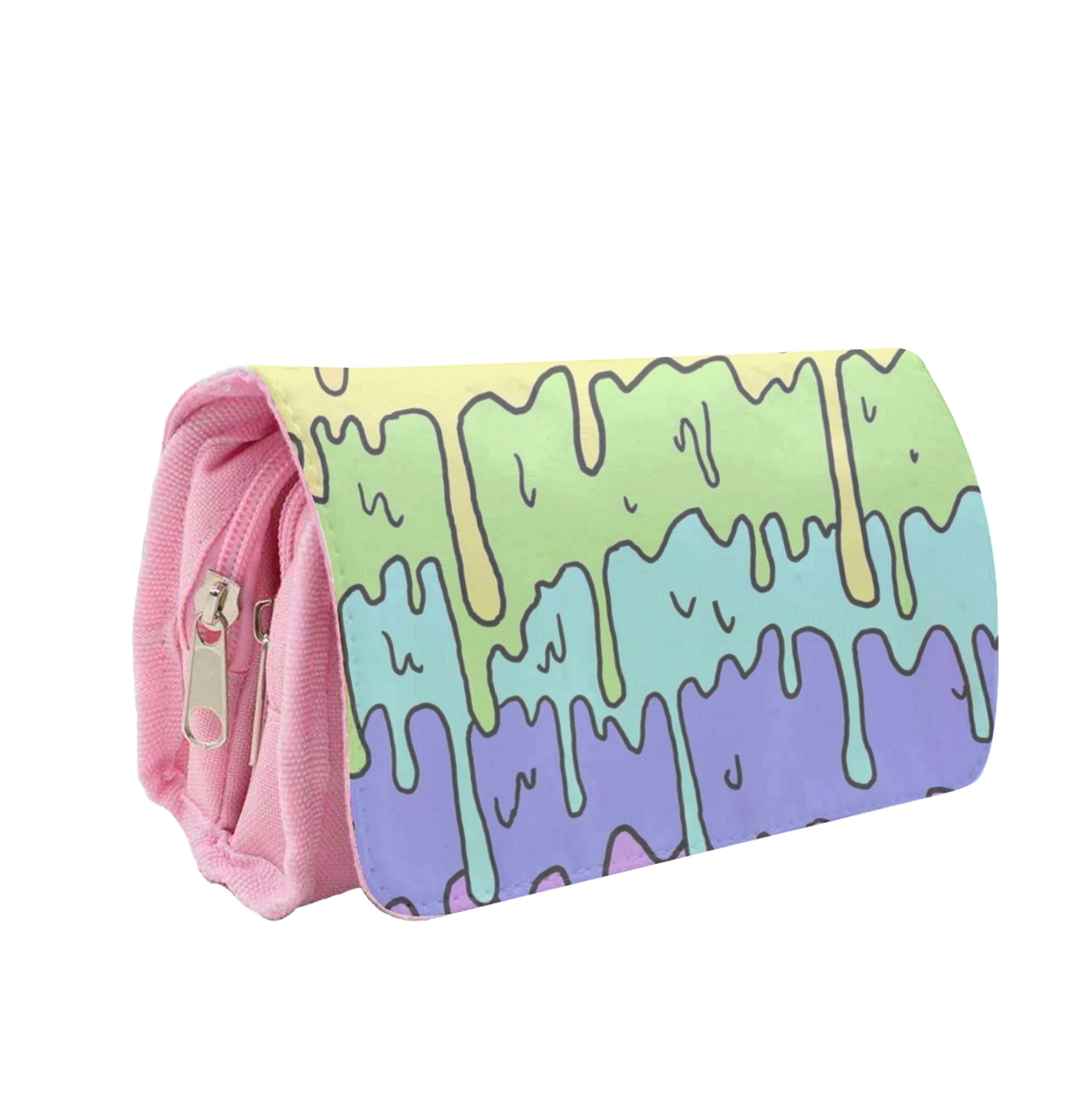 Dripping Rainbow Pencil Case