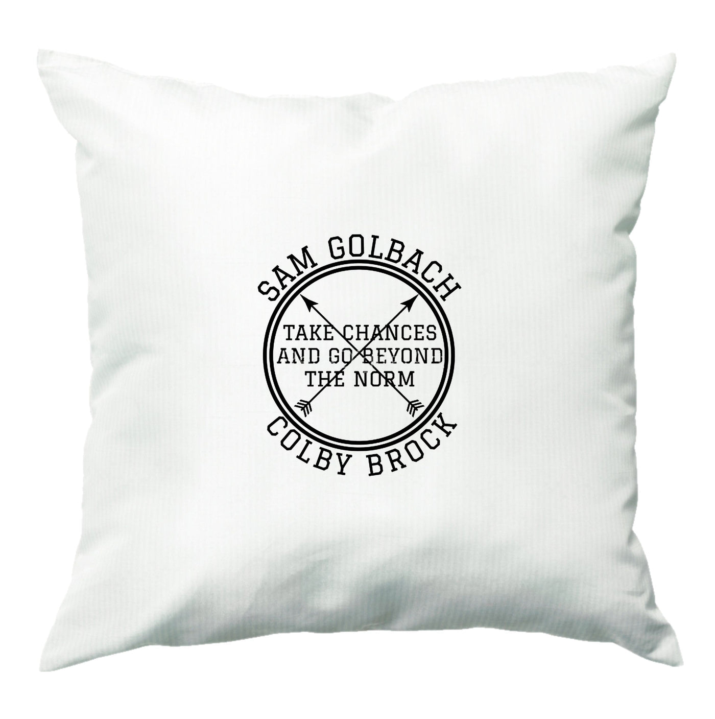 Sam and Colby Cushion