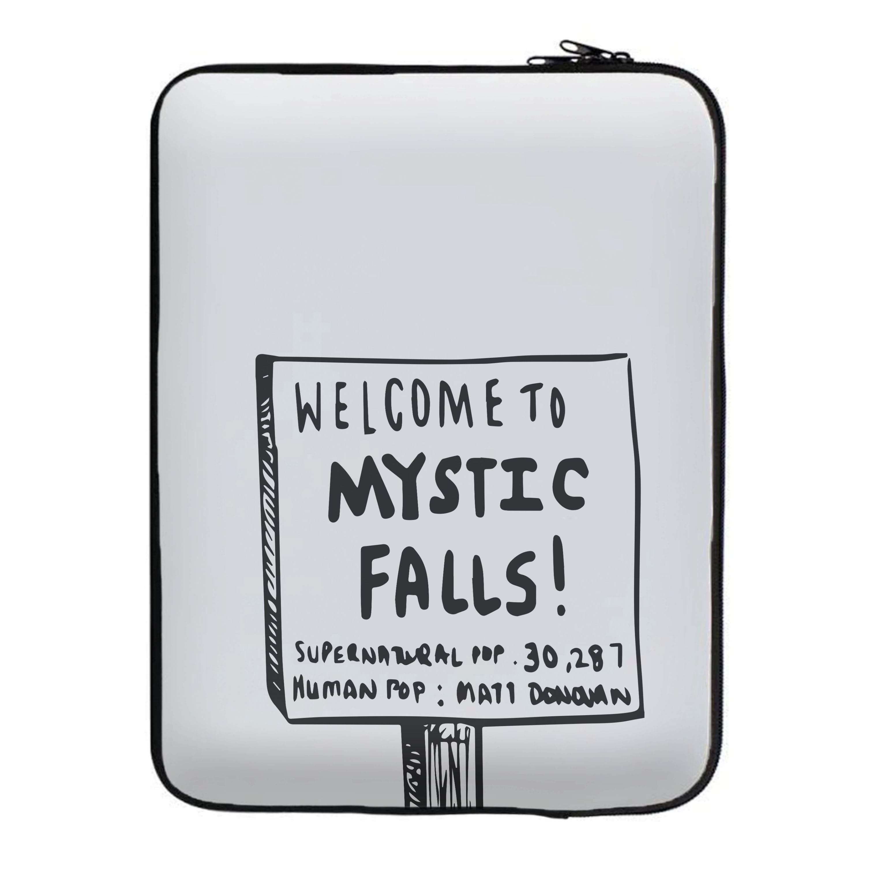 Welcome to Mystic Falls - VD Laptop Sleeve