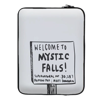 Welcome to Mystic Falls - VD Laptop Sleeve