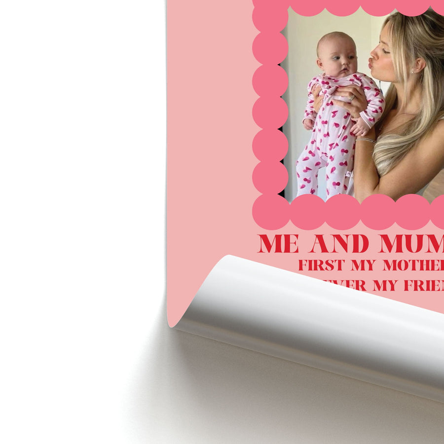 Me And Mummy - Personalised Mother's Day Poster