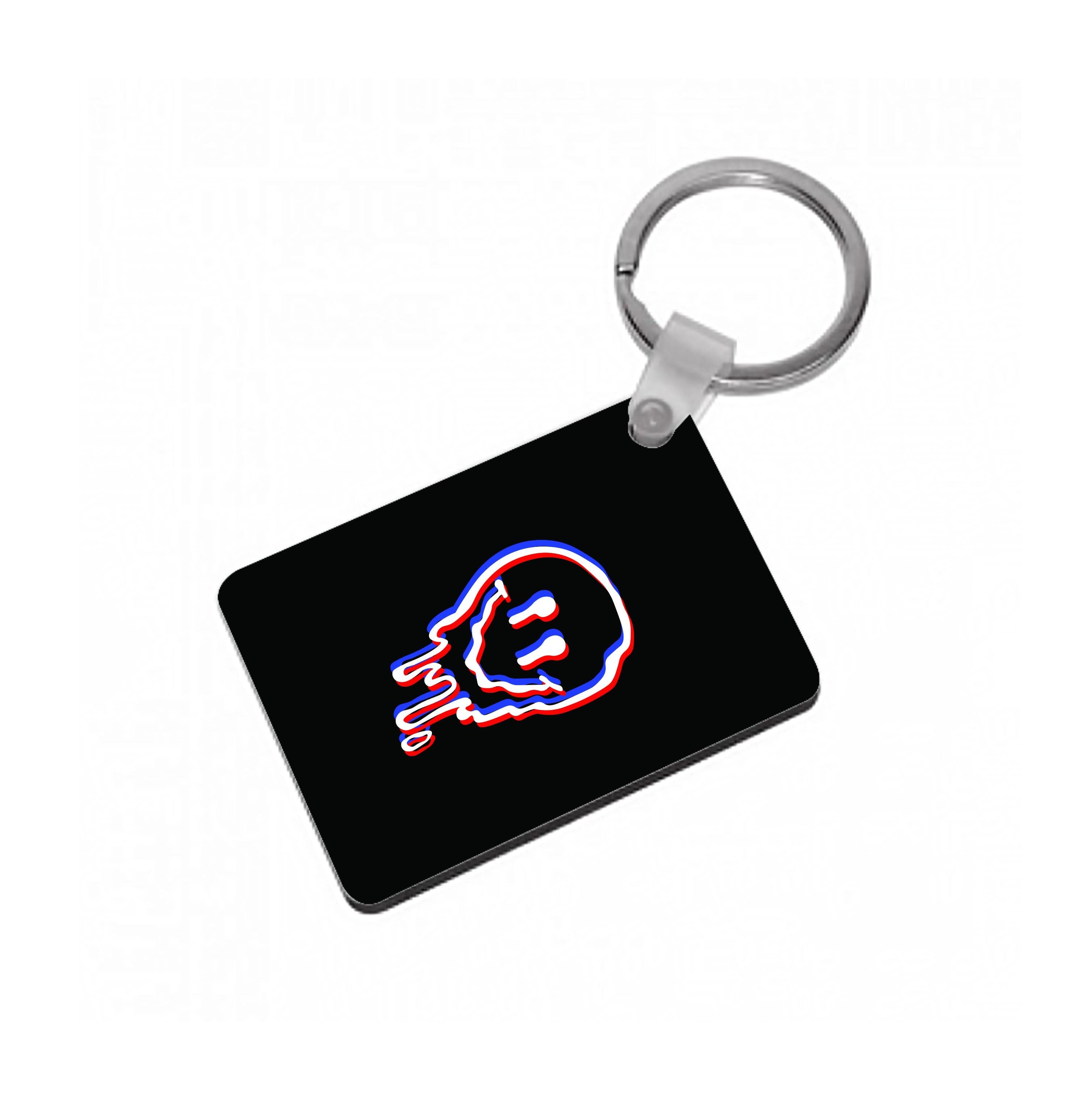 Red Smiley - Juice Keyring