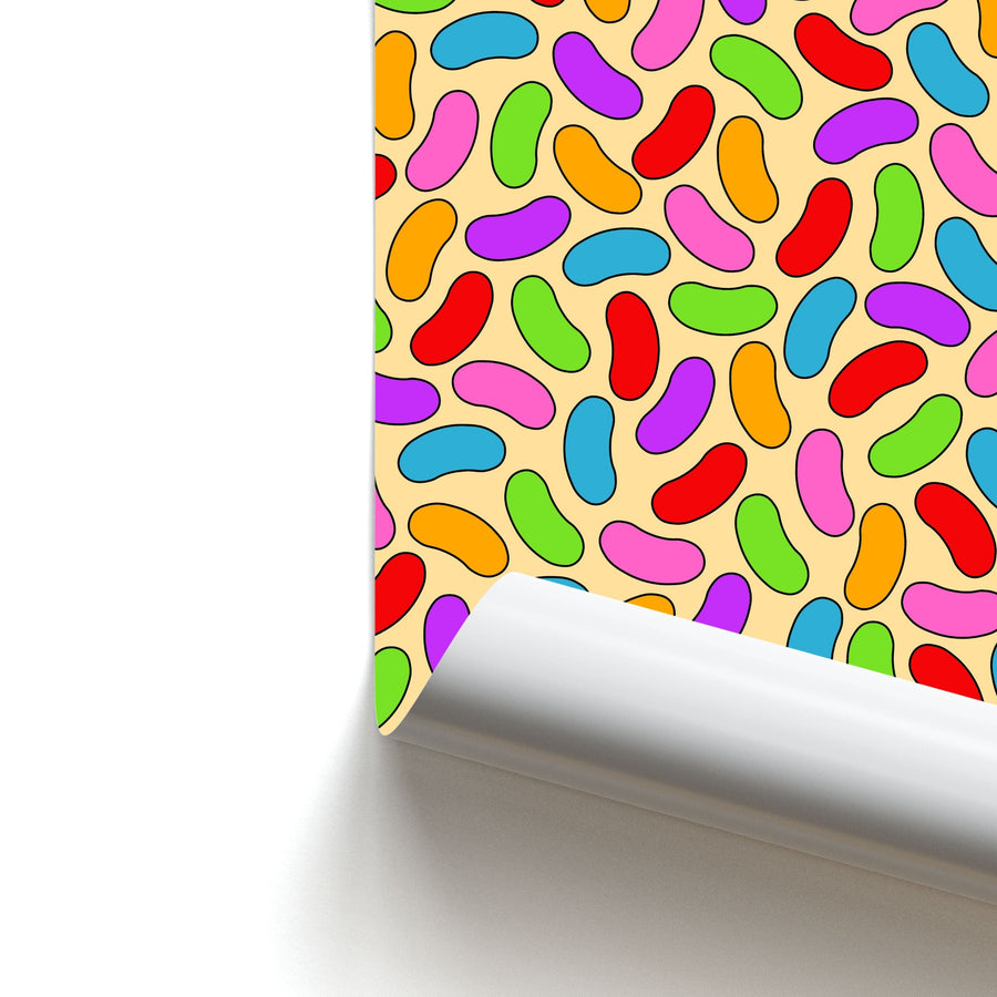 Jelly Beans - Sweets Patterns Poster