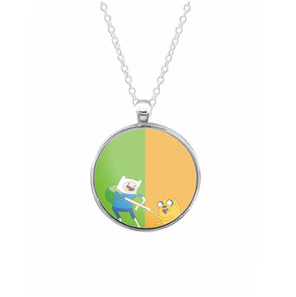 Jake The Dog And Finn The Human Necklace