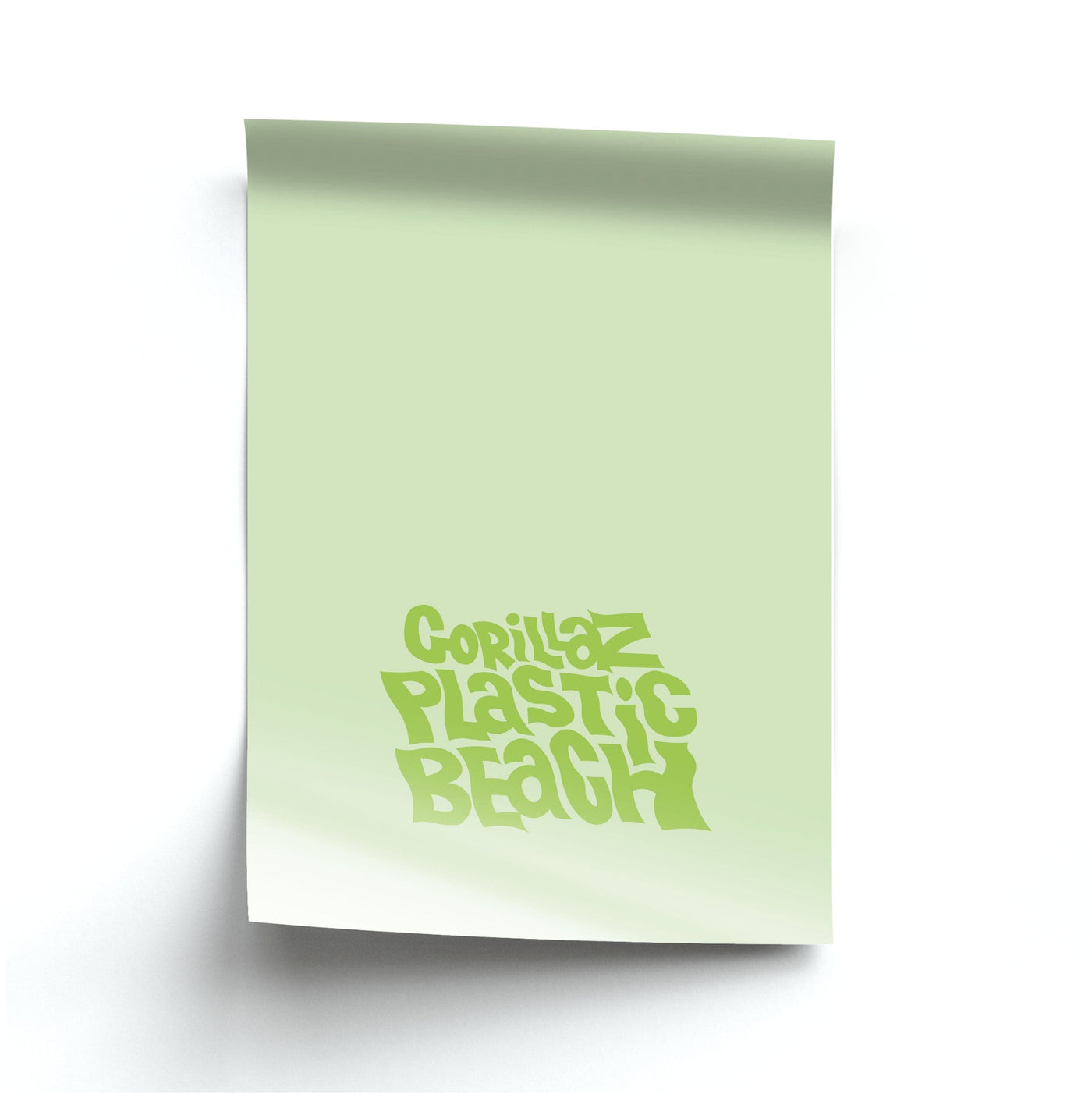 Gorillaz Plastic Beach Poster