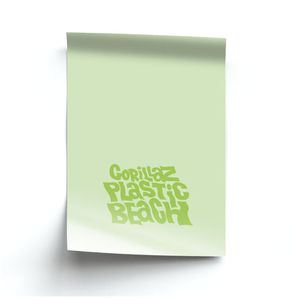 Plastic Beach Poster