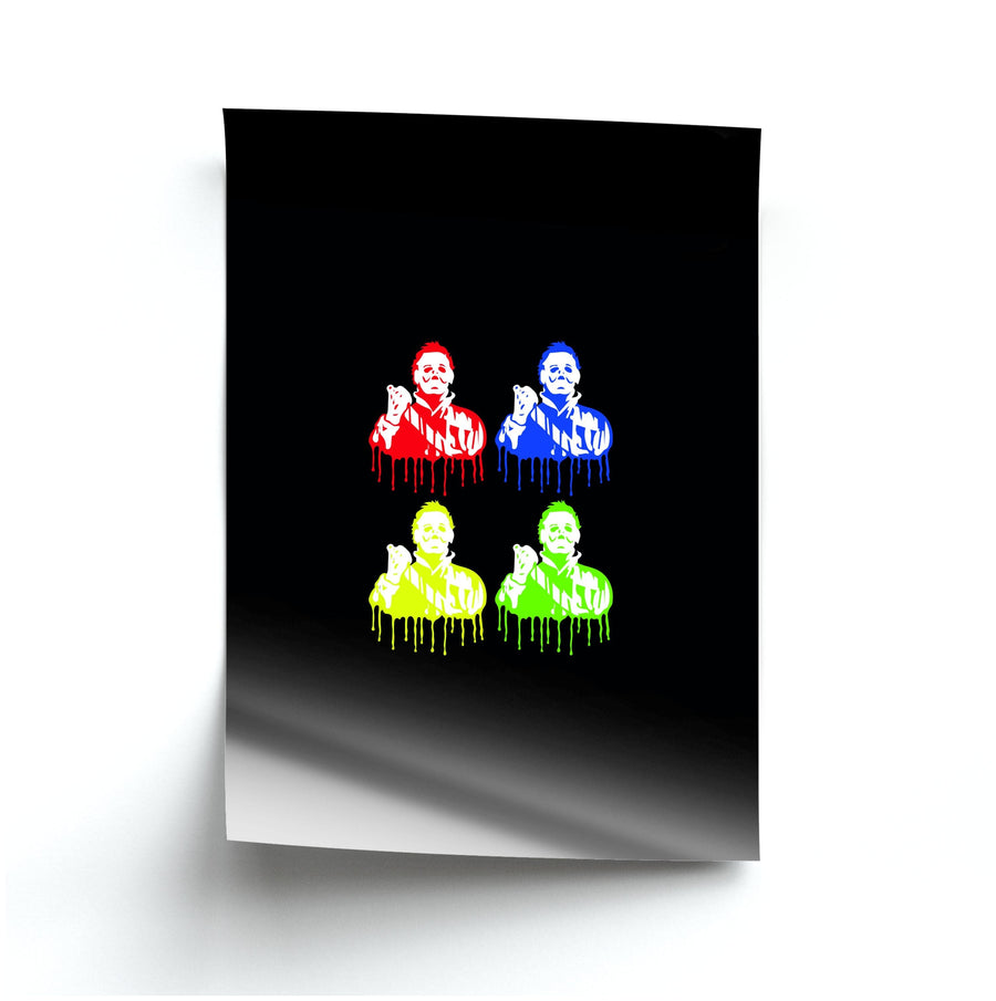 Colour Splash - Michael Myers Poster