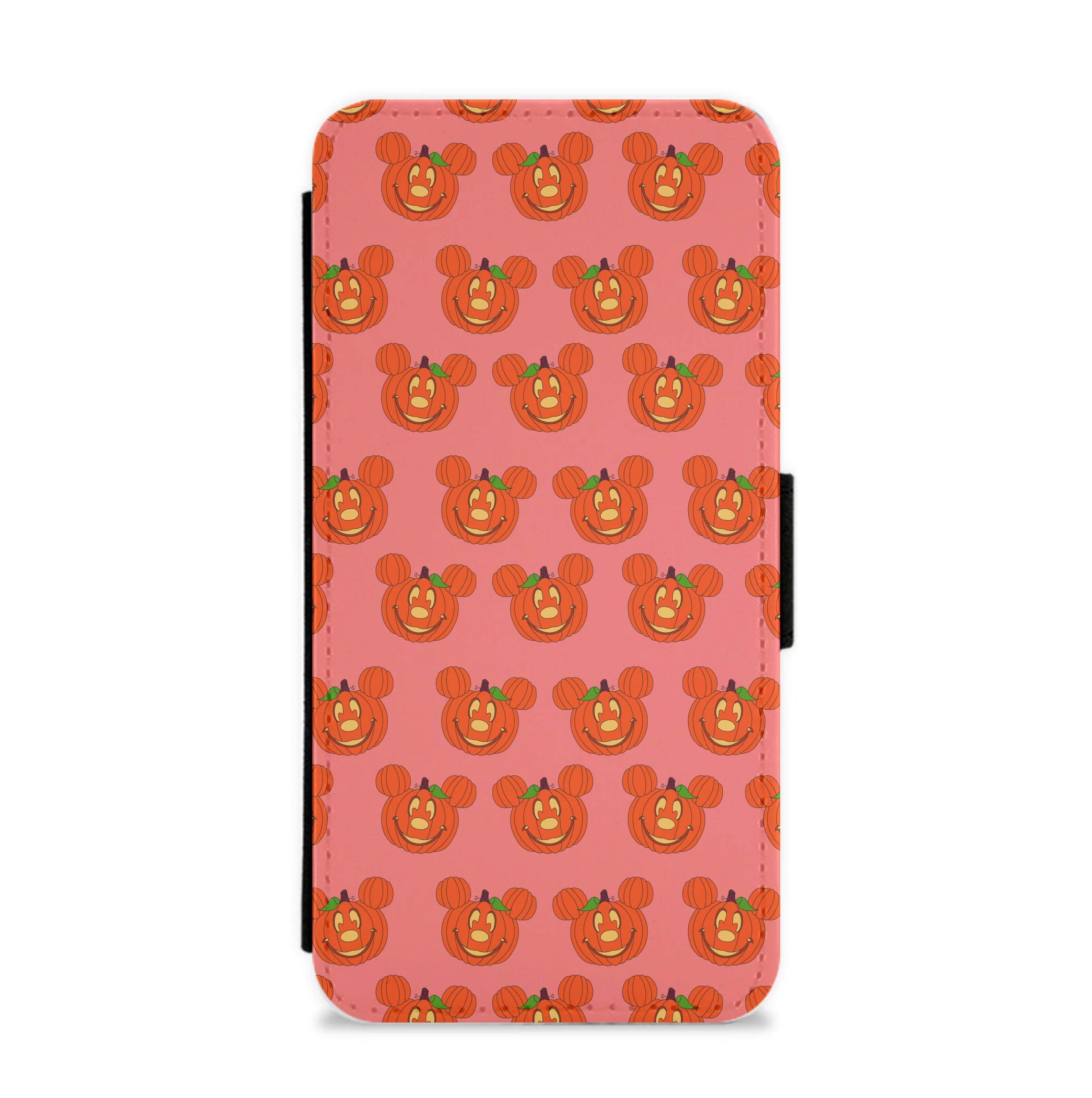 Mouse Pumpkin Pattern Halloween Flip / Wallet Phone Case