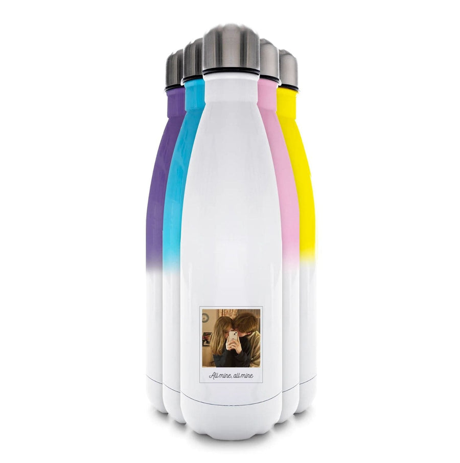 All Mine, All Mine - Personalised Couples Water Bottle