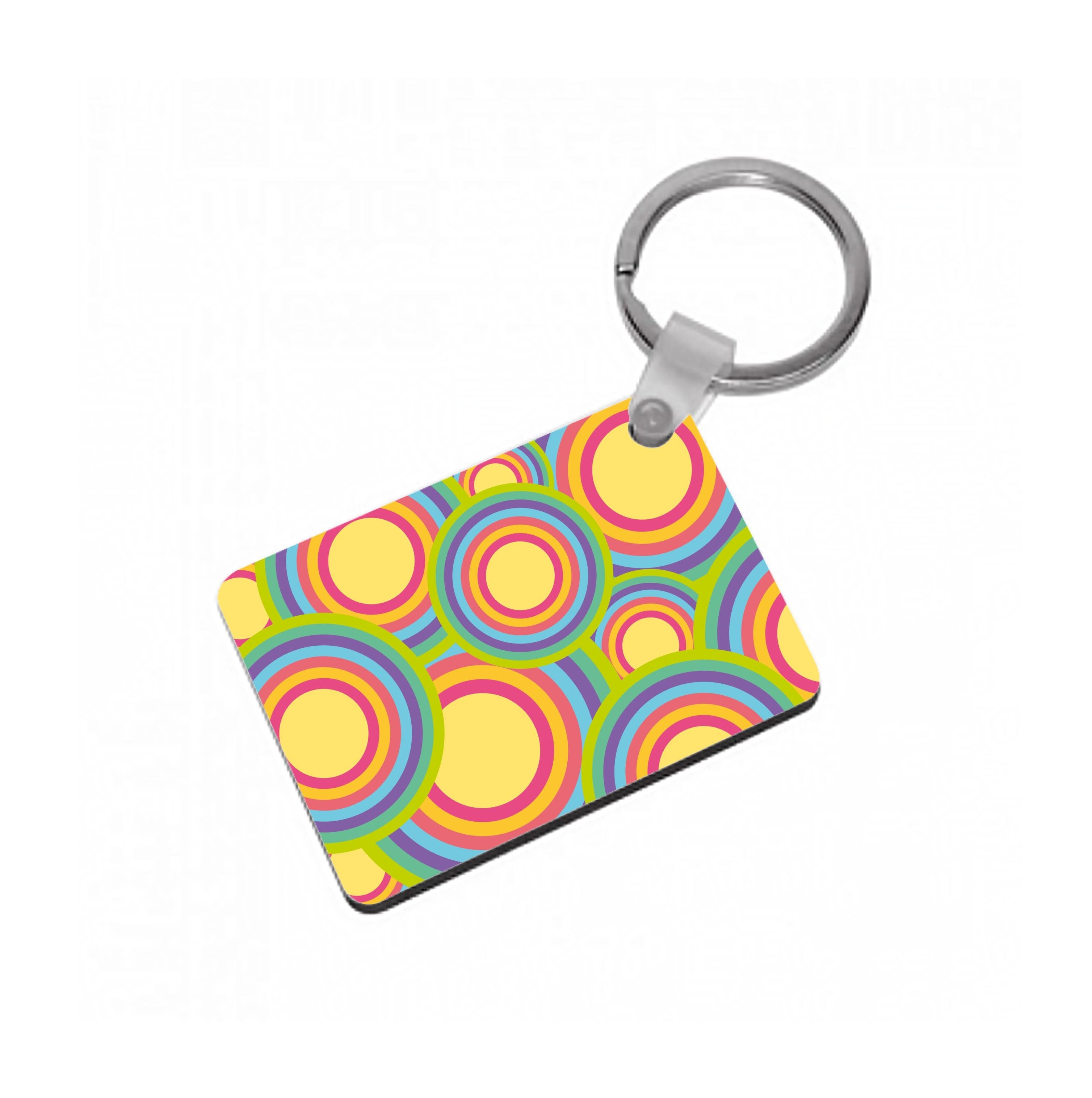 Abstract Pattern 6 Keyring