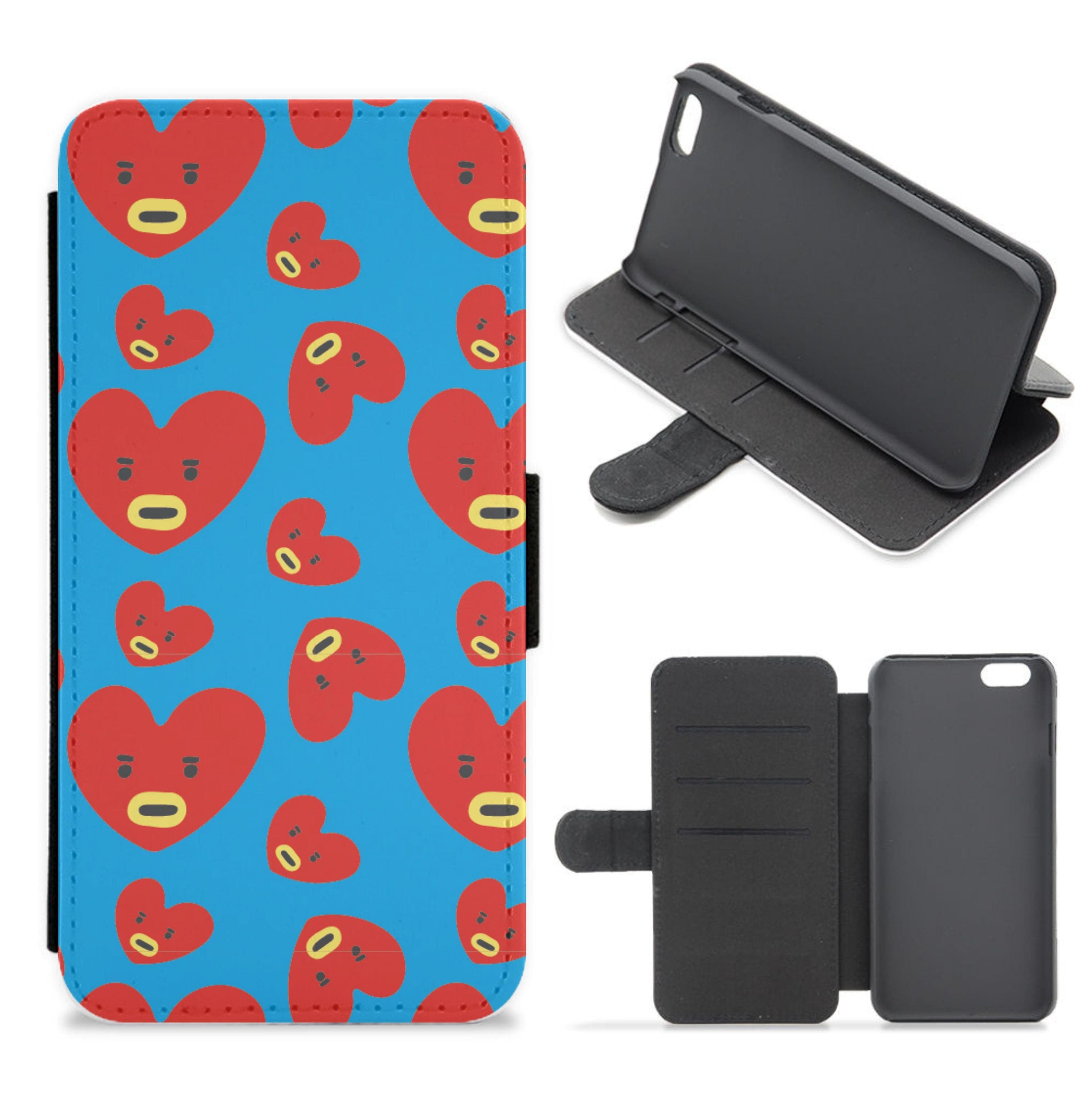 BTS Hearts - K Pop Flip / Wallet Phone Case