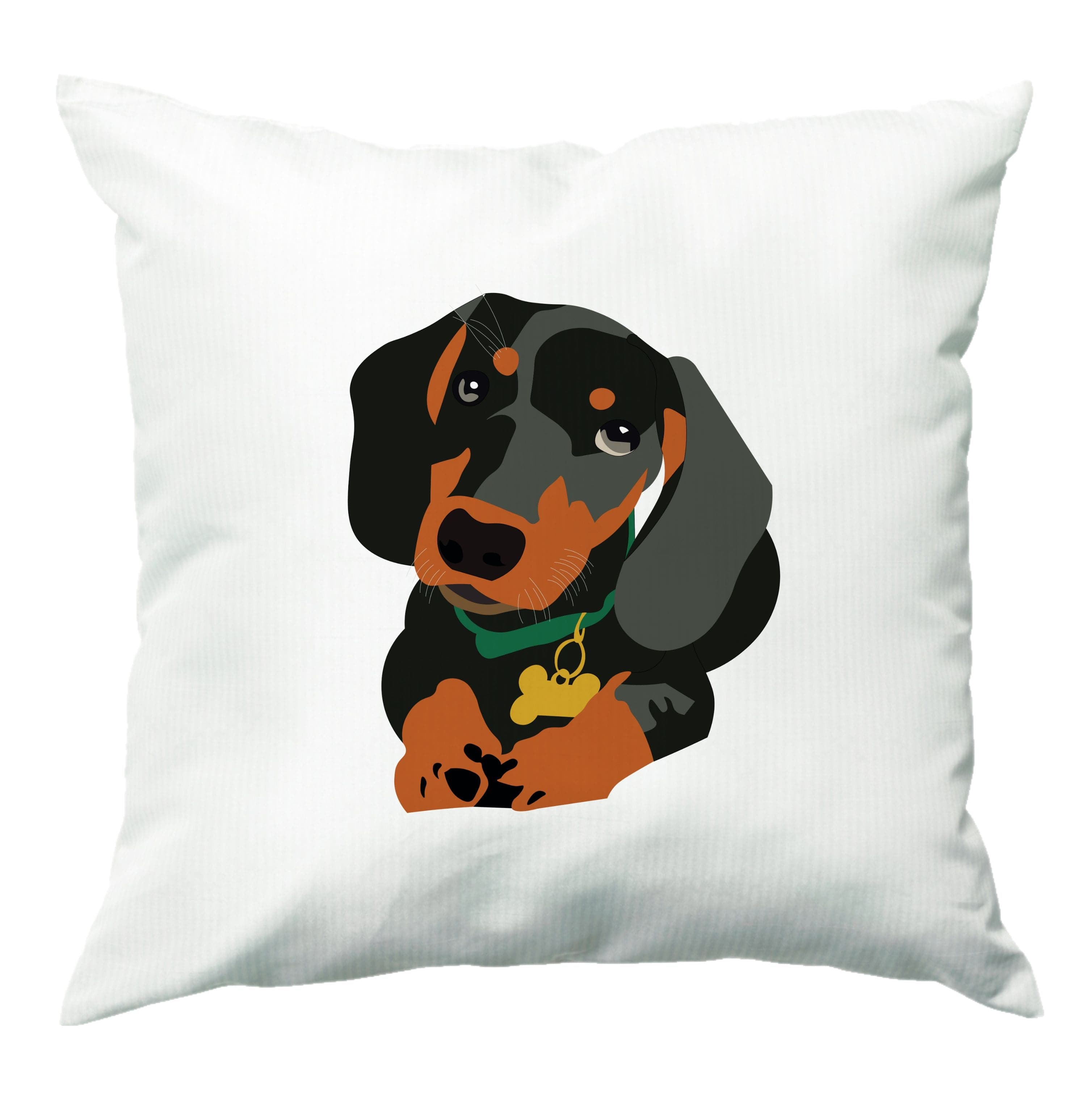 Black & brown - Dachshunds Cushion