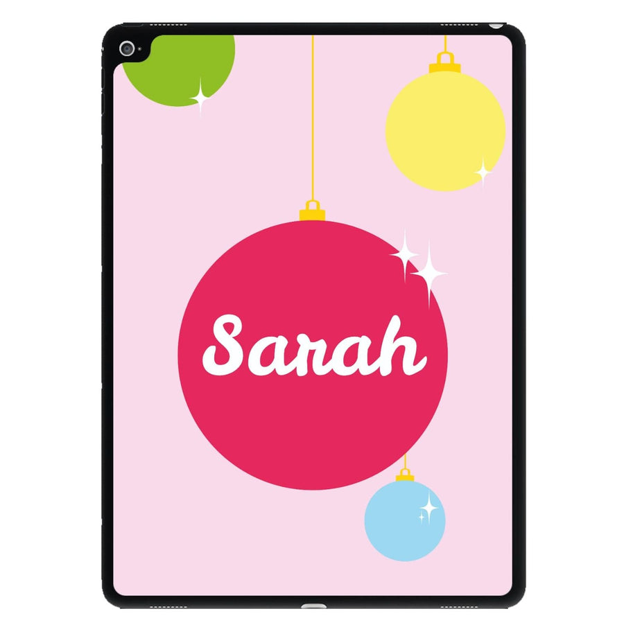 Baubles - Personalised Christmas iPad Case