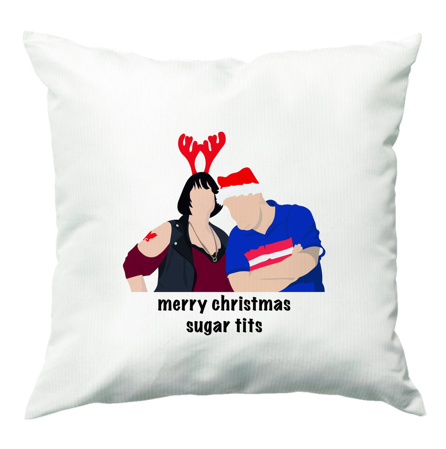 Merry Christmas Sugar Tits - Gavin And Stacey Cushion