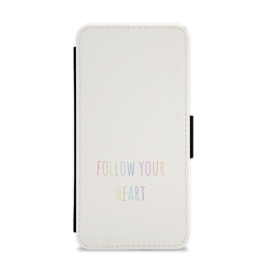 Follow Your Heart - Pride Flip / Wallet Phone Case