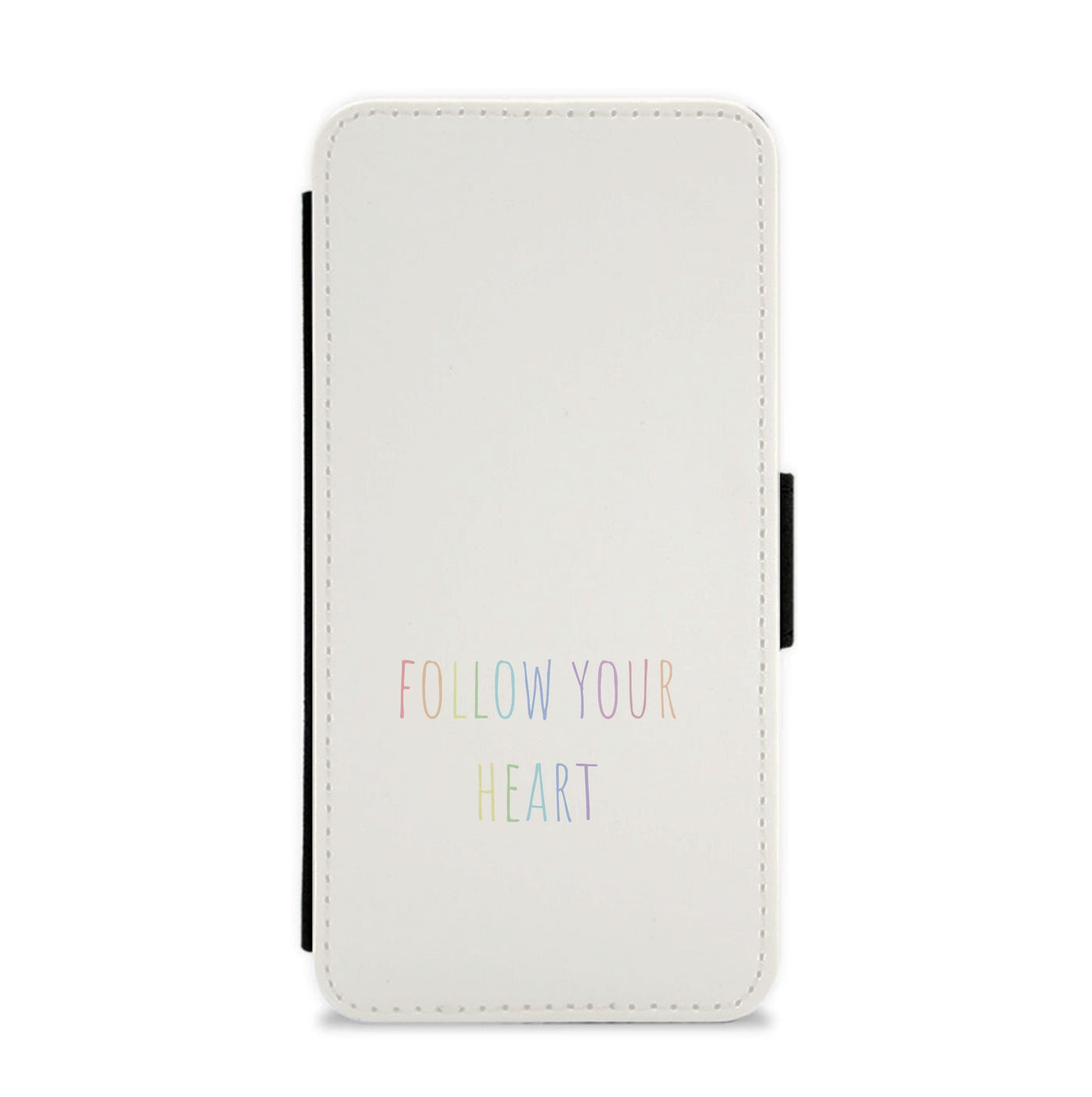 Follow Your Heart - Pride Flip / Wallet Phone Case