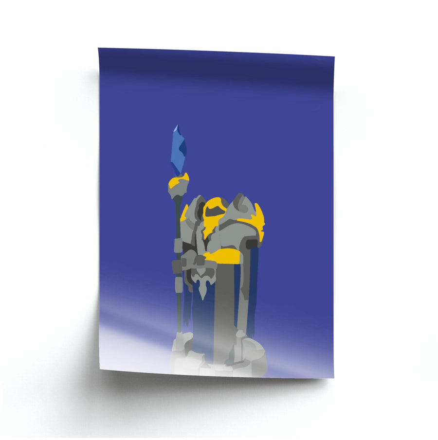 Turret Blue - League Of Legends Poster