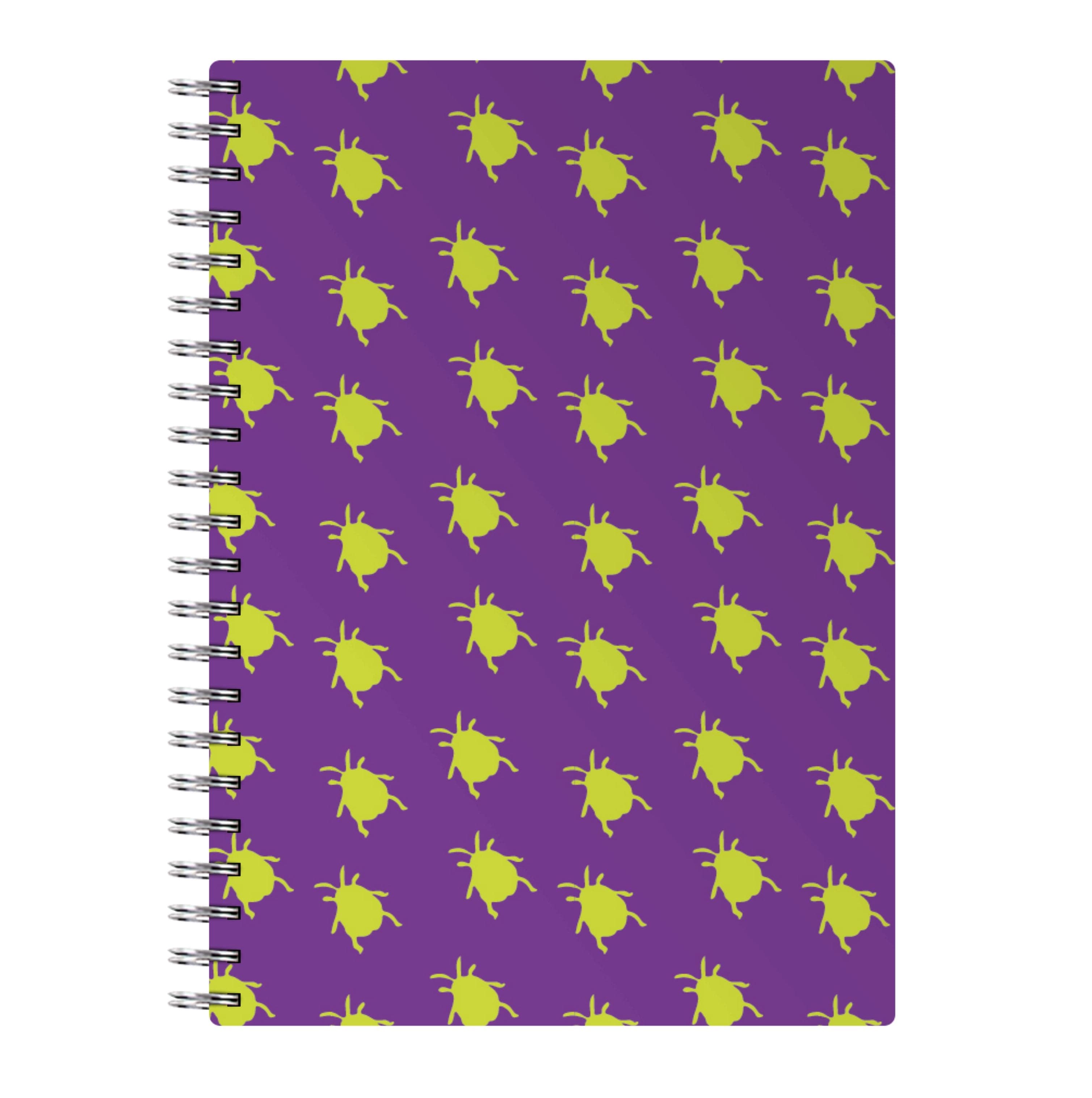 Bug Pattern - Beetle Halloween Notebook