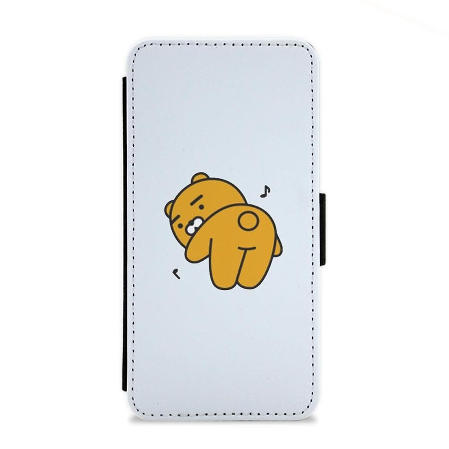 Anime Bear Bum Flip Wallet Phone Case - Fun Cases