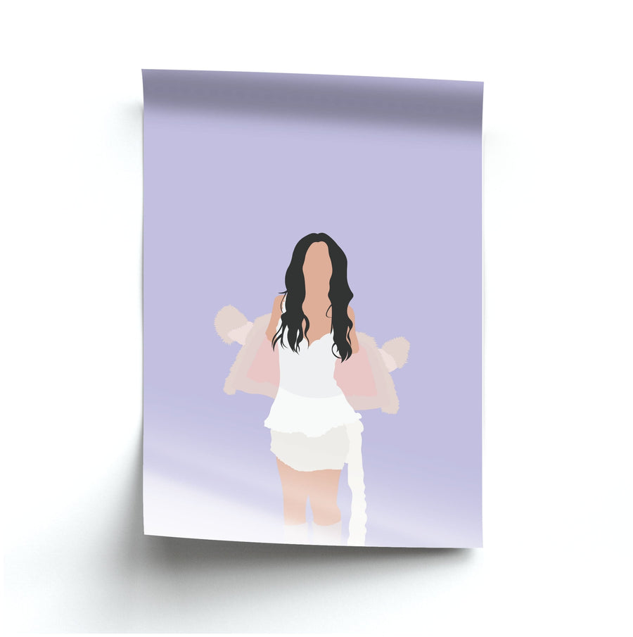 White Dress - Nessa Barrett Poster