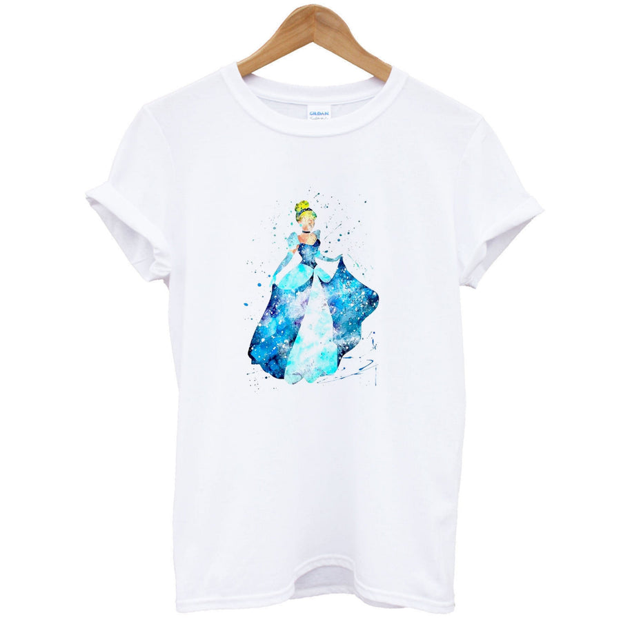 Watercolour Cinderella Disney T-Shirt