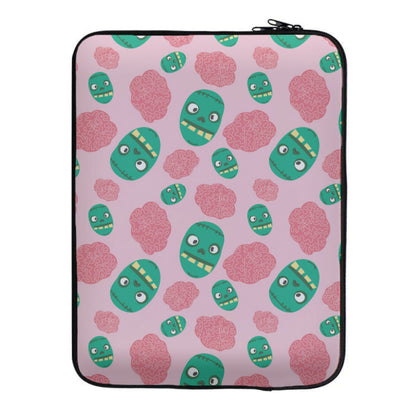 Frankenstein And Brains - Halloween Laptop Sleeve