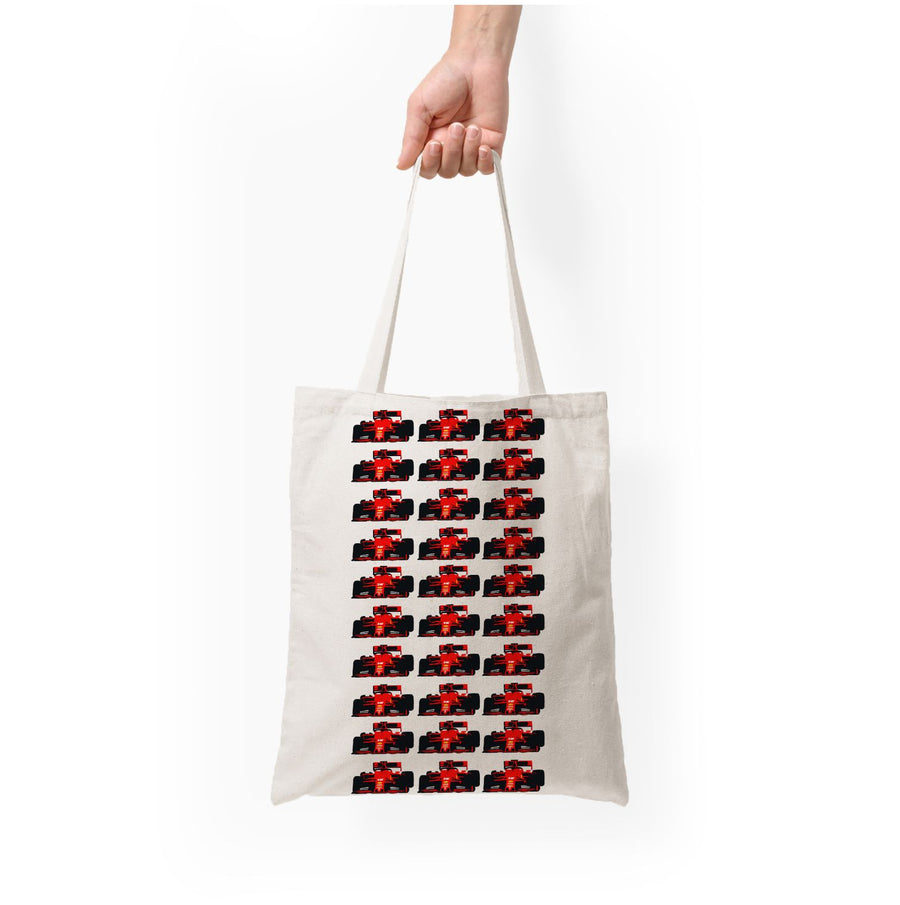 F1 Car Collage Tote Bag
