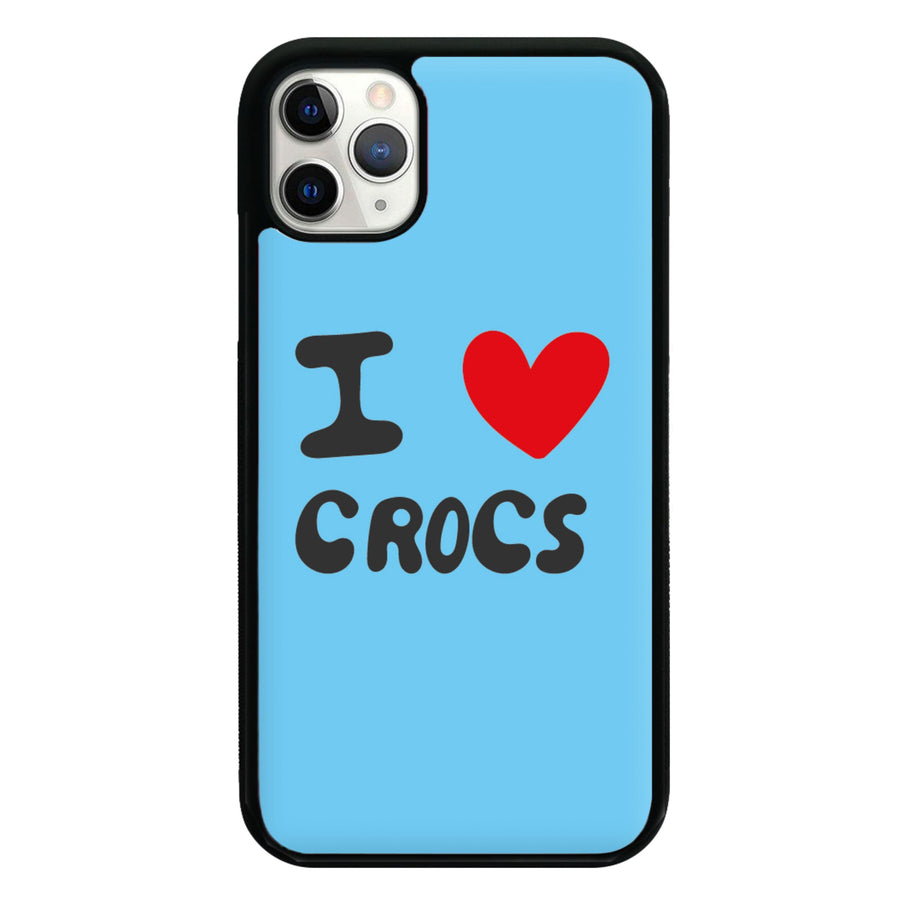 I Love Crocs Phone Case