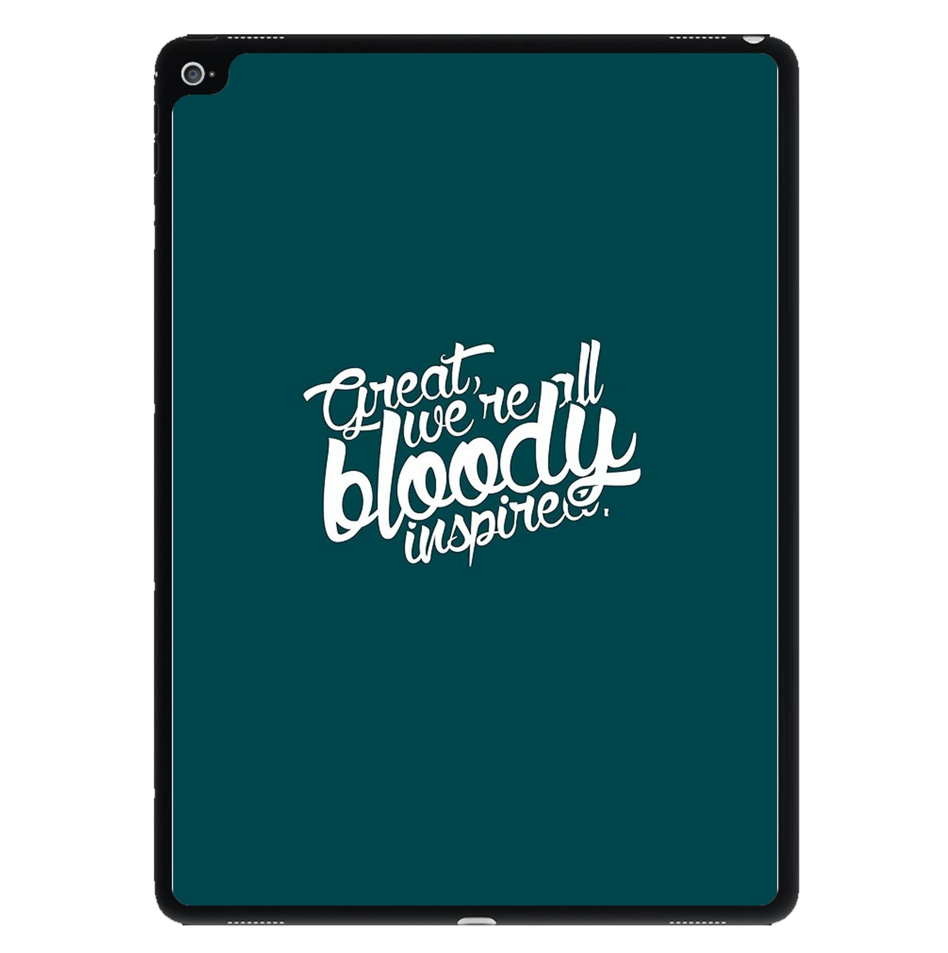 Great, We're All Bloody Inspired - Maze iPad Case