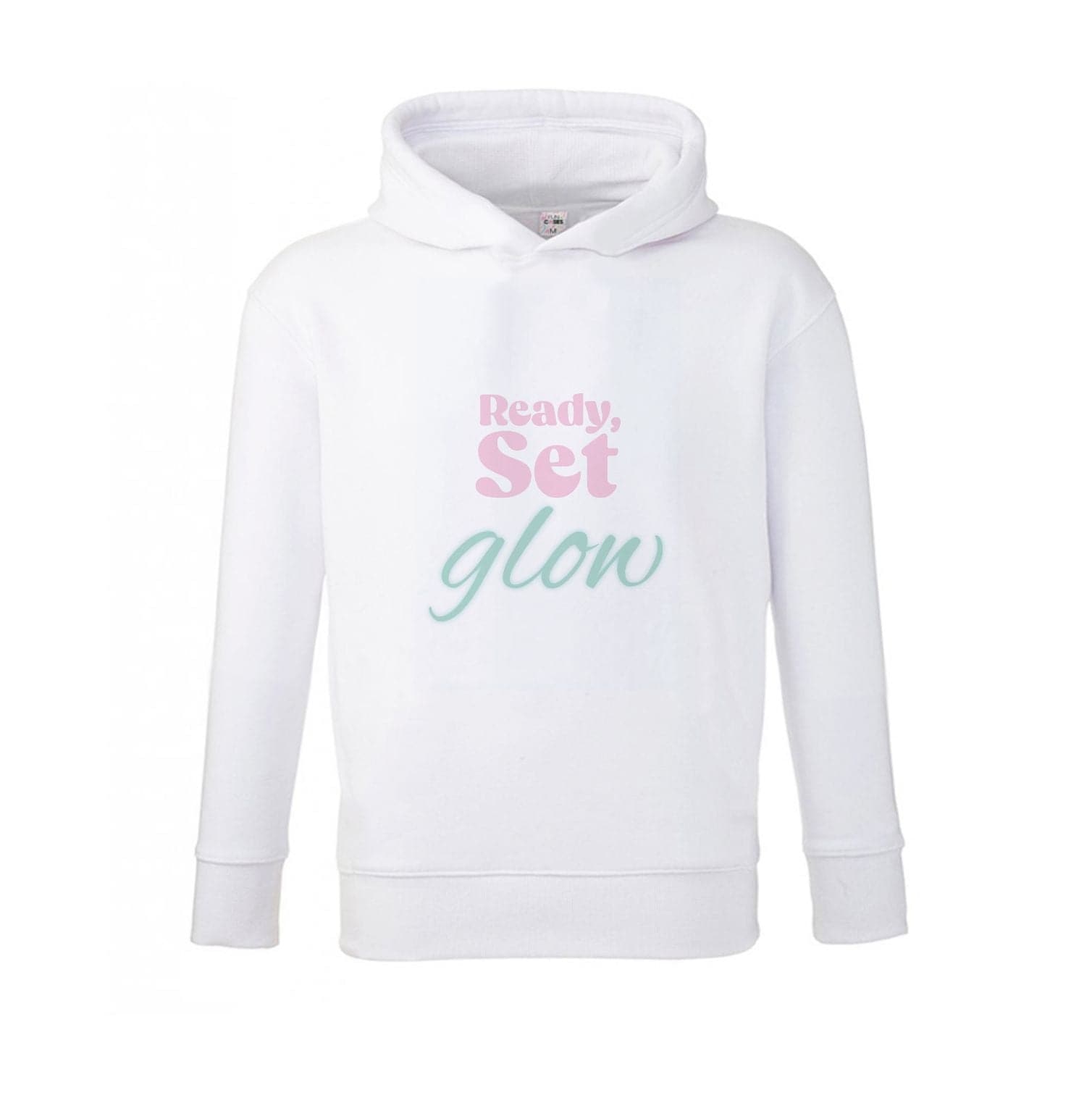 Ready, Set, Glow - Christmas Puns Kids Hoodie