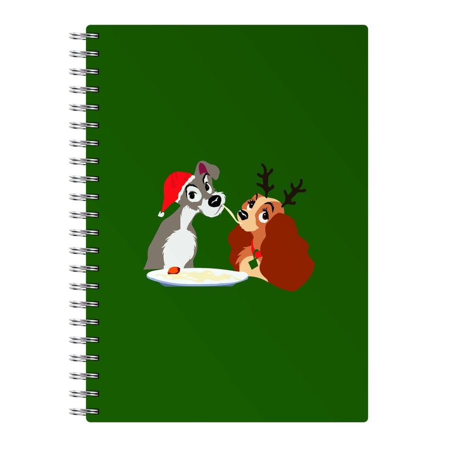 Christmas Lady And The Tramp Notebook