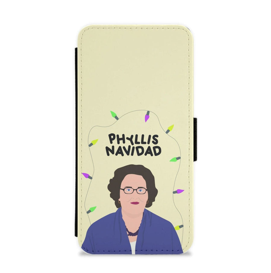 Phyllis Navidad - The Office Flip / Wallet Phone Case