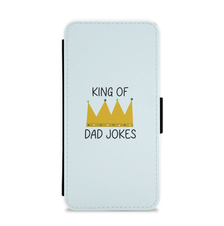 King Of Dad Jokes - Fathers Day Flip / Wallet Phone Case