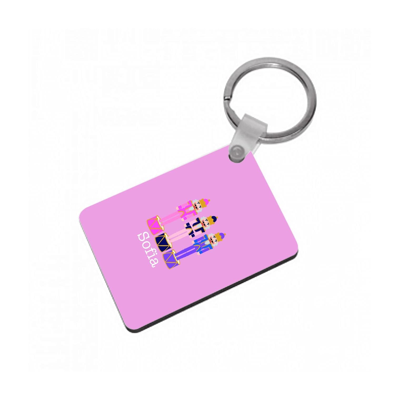 Nutcracker - Personalised Christmas Keyring