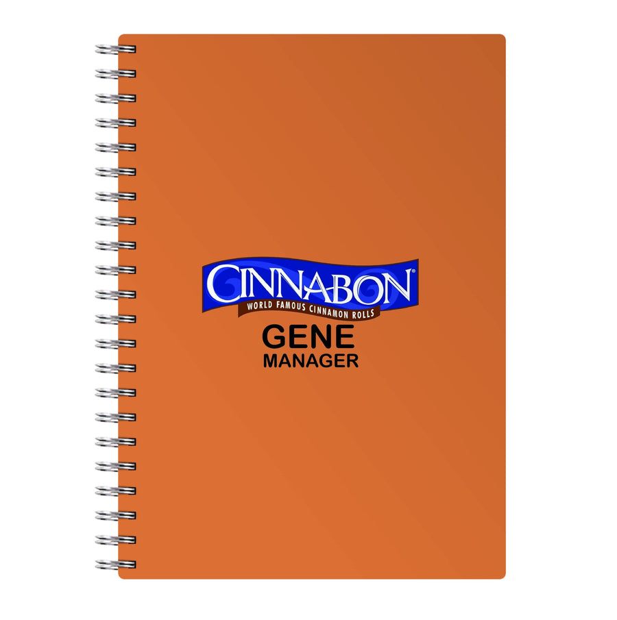 Cinnabon Gene Manager - Better Call Saul Notebook