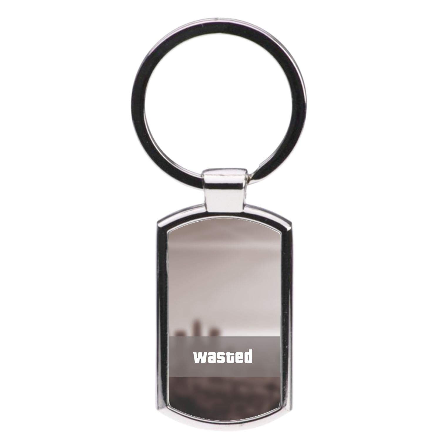 Wasted - Video Game Luxury Keyring