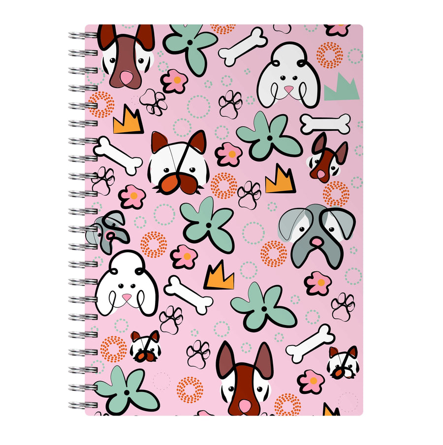 Bones and dogs - Dog Patterns Notebook