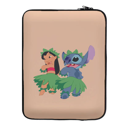 Lilo And Alien Blue Hoola Laptop Sleeve