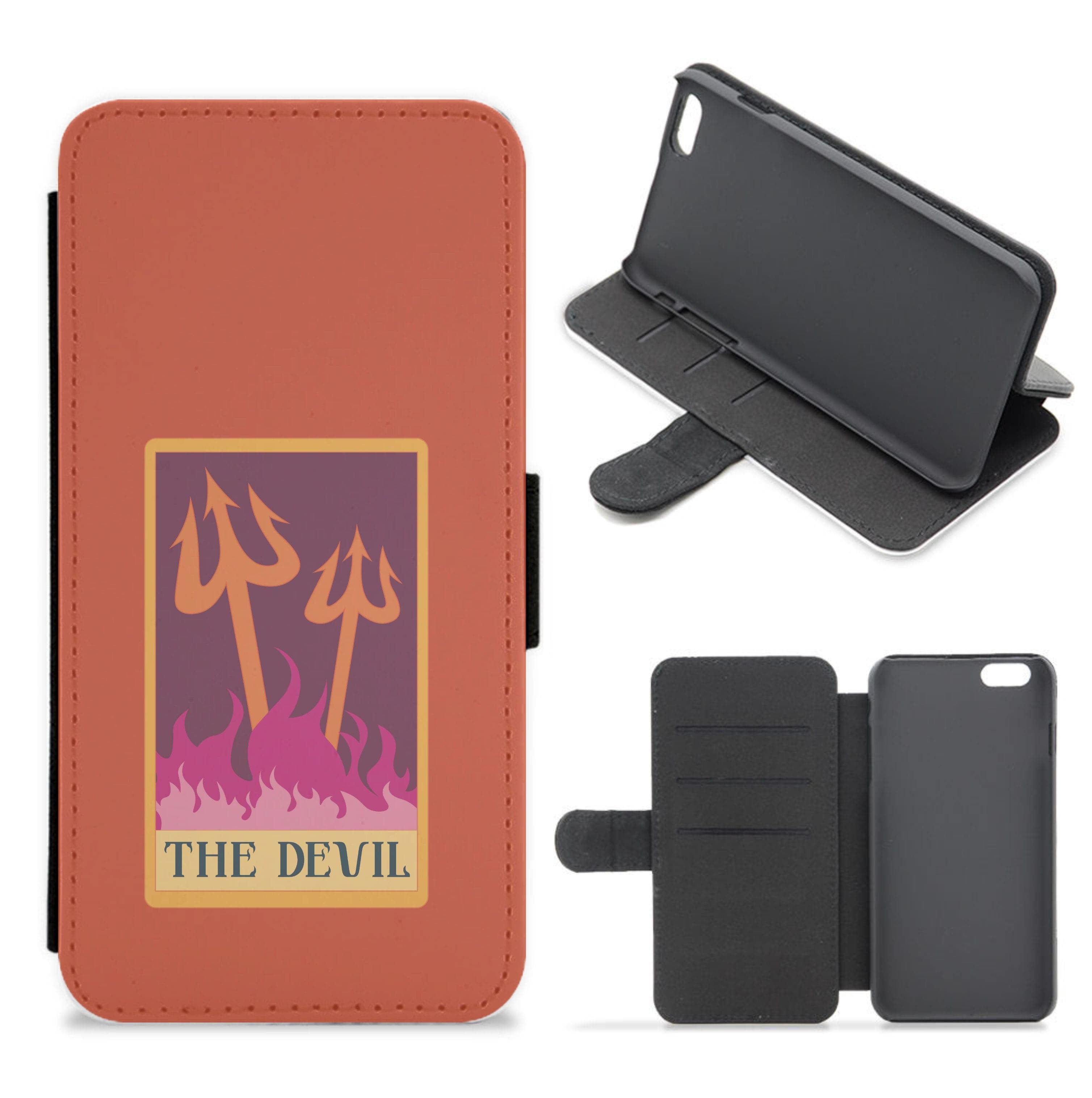 The Devil - Tarot Cards Flip / Wallet Phone Case