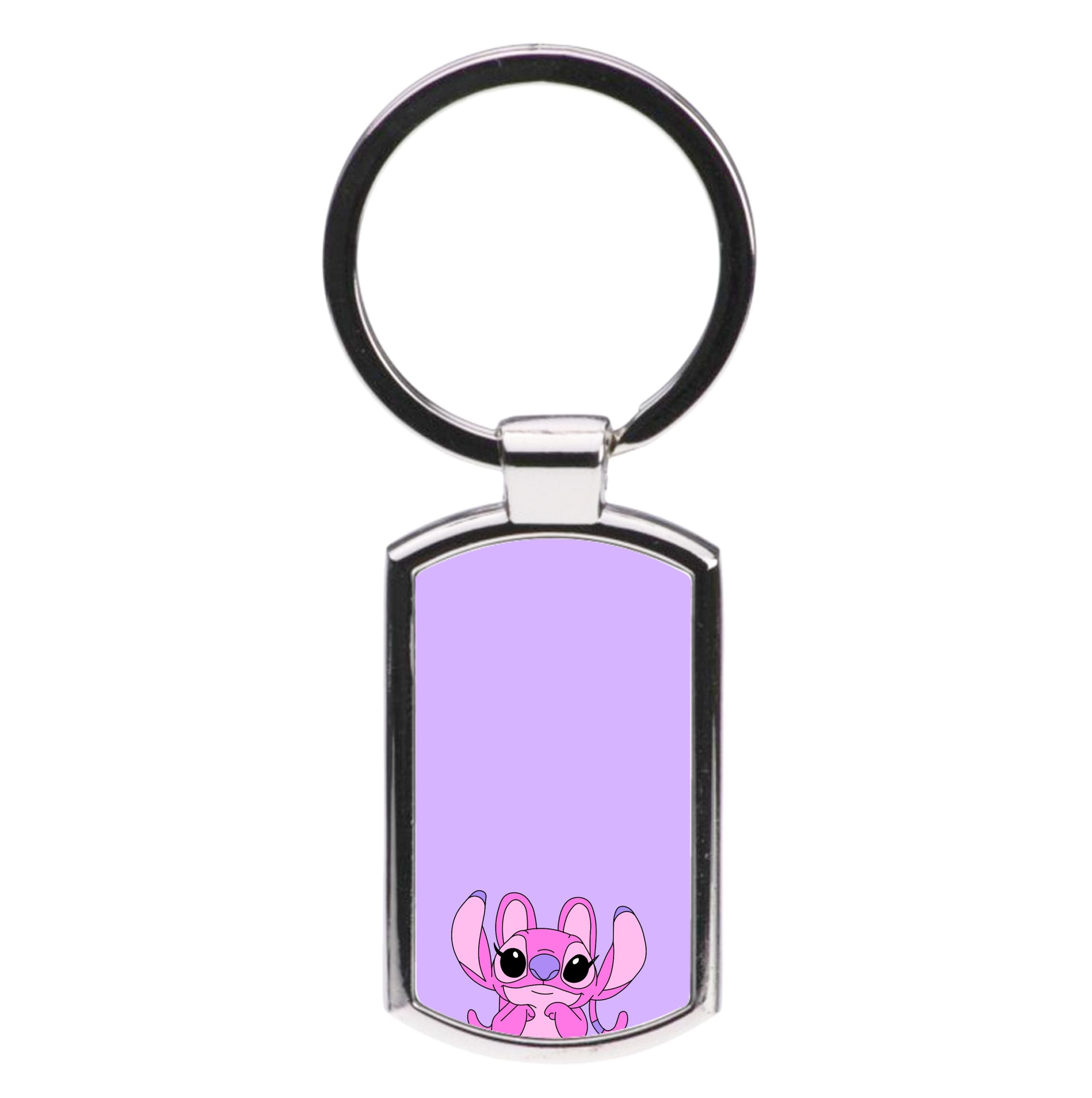 Gazing - Pink Alien Luxury Keyring