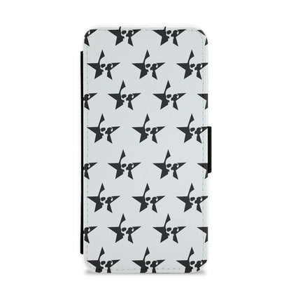 Skulls And Stars - Skate Aesthetic  Flip / Wallet Phone Case