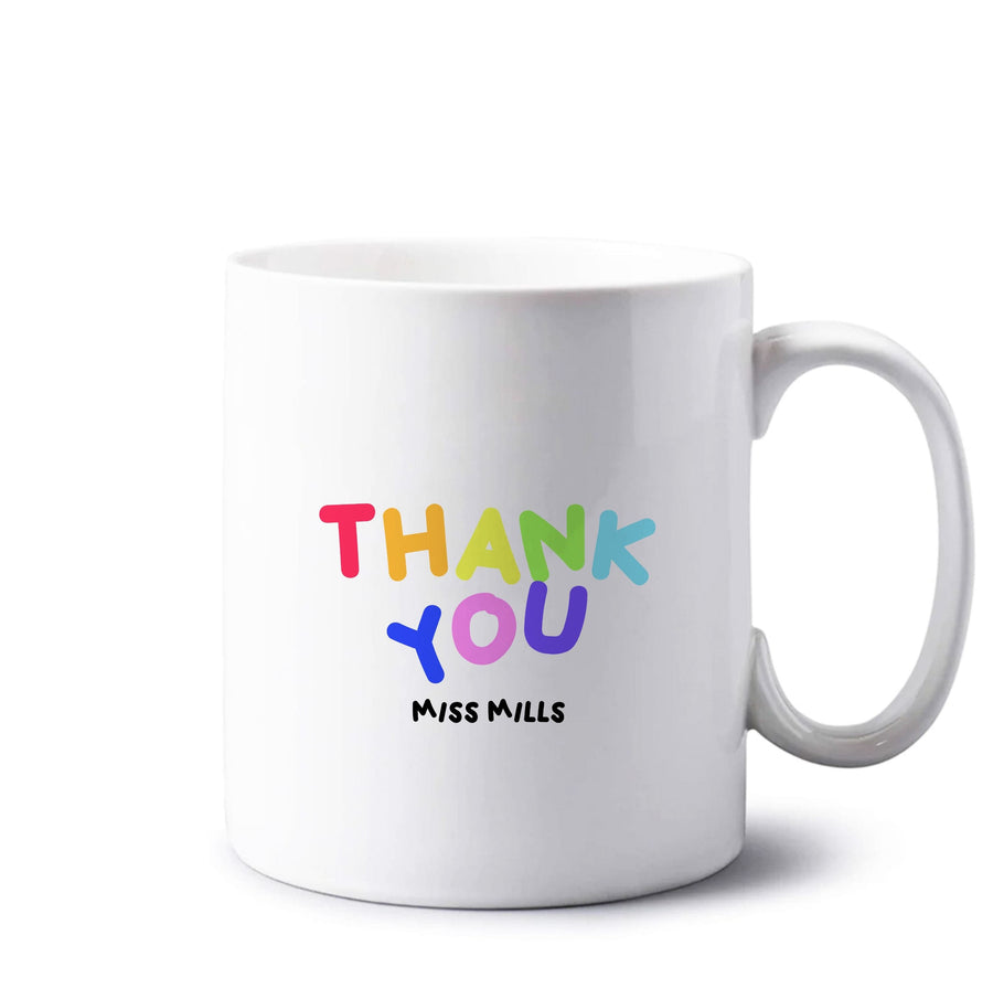 Thank You - Personalised Teachers Gift Mug